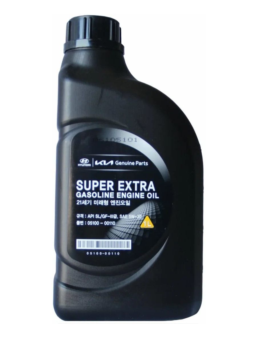 Масло мот. HYUNDAI Mobis Super Extra Gasoline SL/GF-3 5/30 п/с 1л