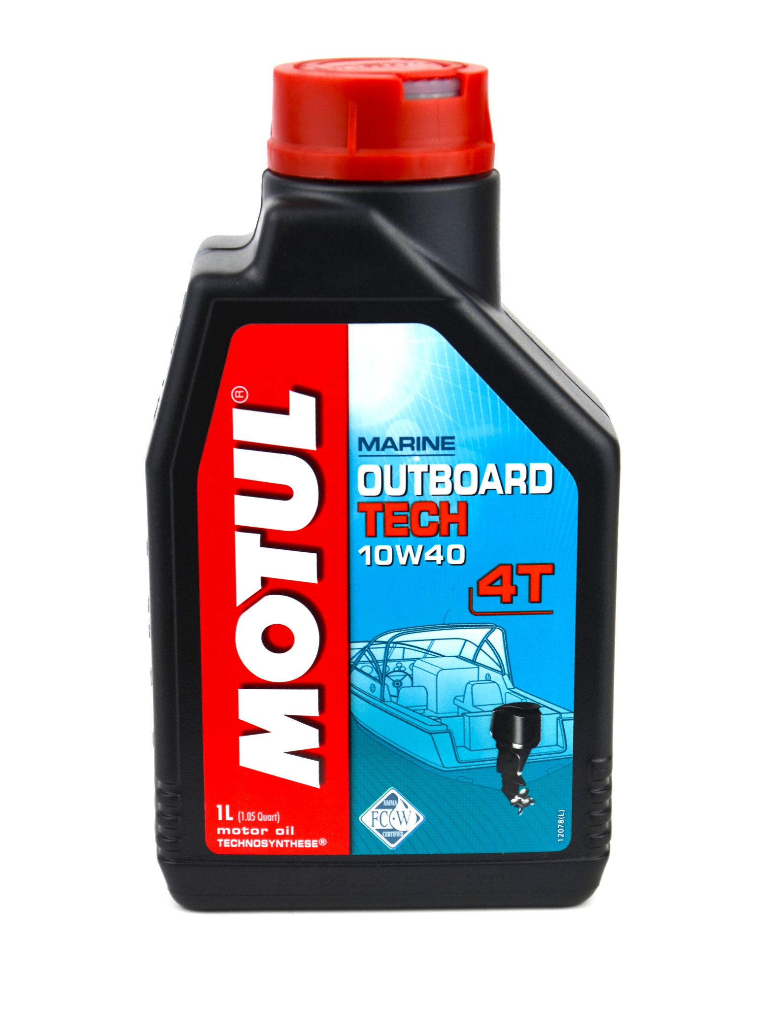 Масло мот. 4такт MOTUL Outboard Tech 10/40 1л (для моторных лодок)