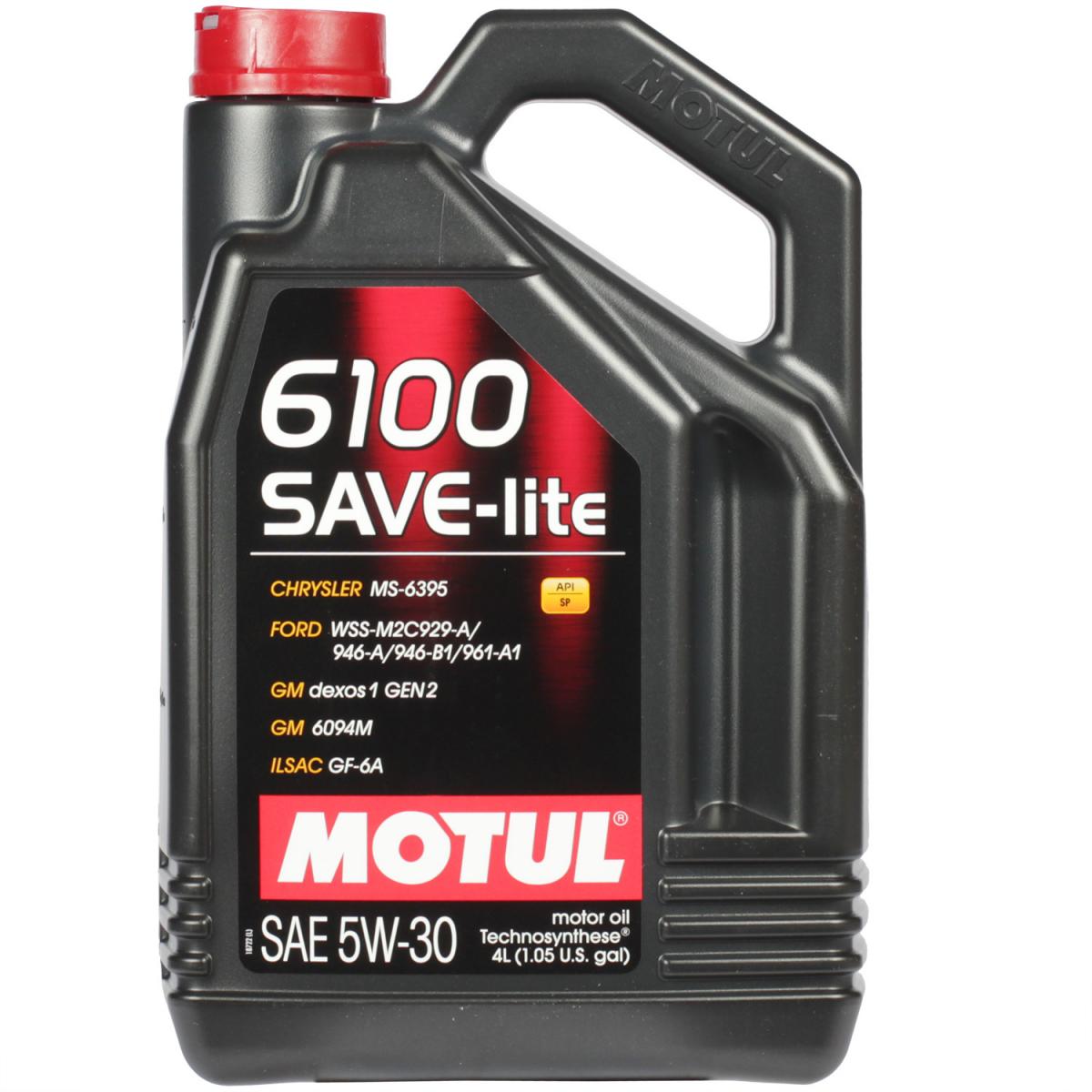 Масло мот. MOTUL 6100 Synergie+ 5/30 п/с 4л