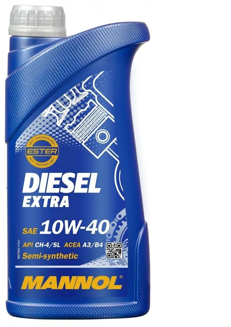 Масло мот. MANNOL Diesel Extra 10/40 1л