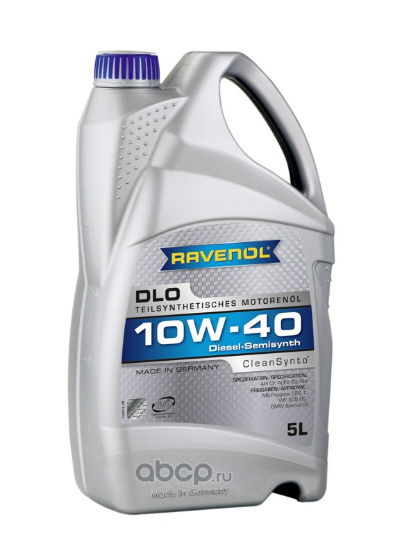 Масло мот. RAVENOL DLO DIESEL 10/40 п/с 5л