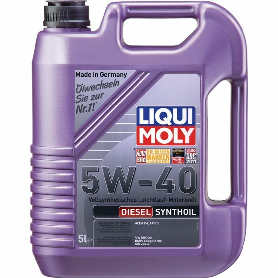 Масло мот. LIQUI MOLY Diesel Synthoil HT A3/B4 5/40 синт 5л