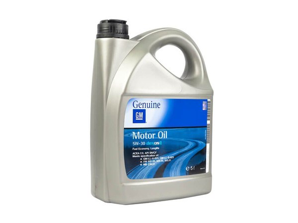 Масло мот. GM motor oil 5/30 Dexos2 синт 5л (2003)