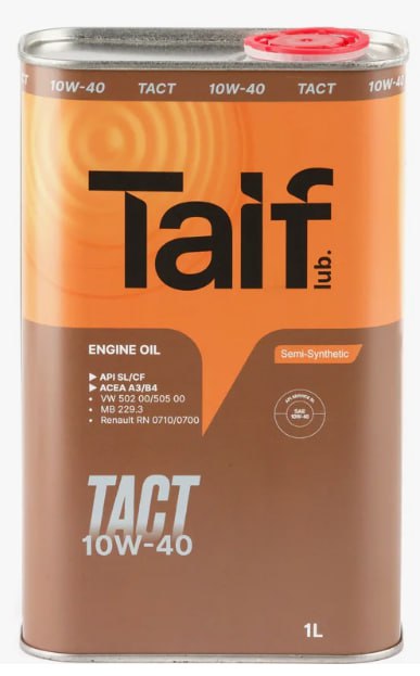 Масло мот. TAIF TACT 10/40 SL/CF п/с 1л (Россия)