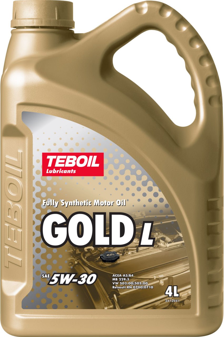 Масло мот. TEBOIL GOLD L 5/30 синт 4л (Финляндия)