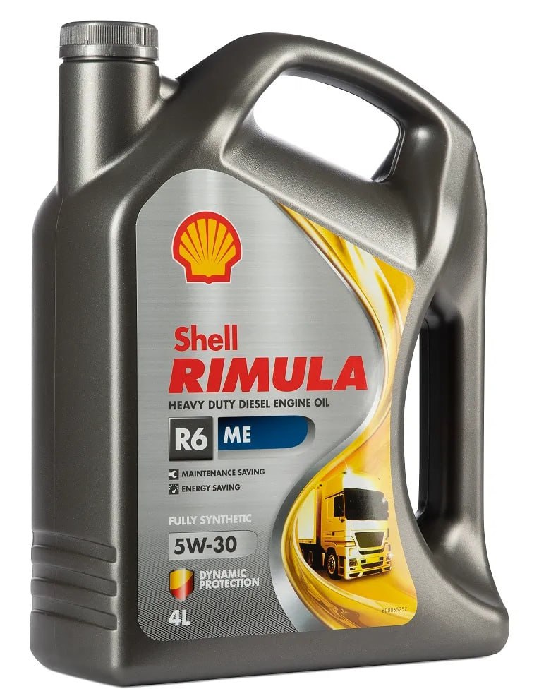 Масло мот. SHELL Rimula R6 ME Diesel 5/30 синт 4л