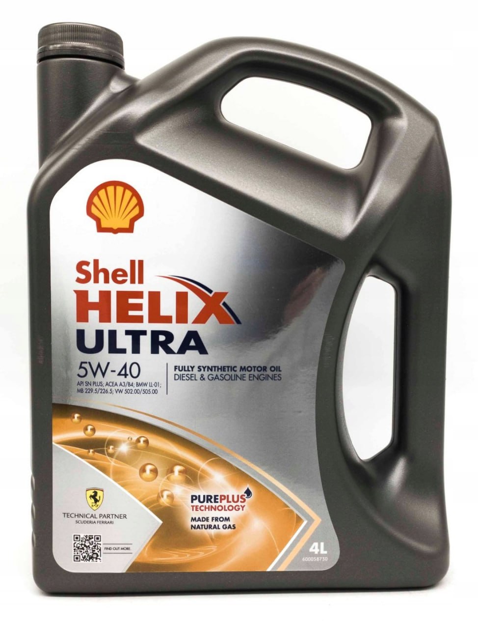 Масло мот. SHELL Helix Ultra 5/40 GasolineDiesel SP синт. 4л