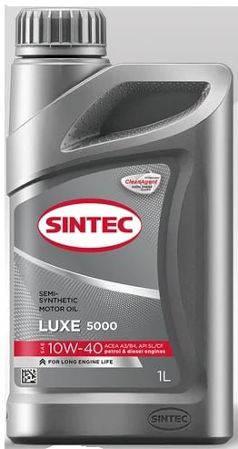 Масло мот. SINTEC Люкс 5000 10/40 п/с 1л