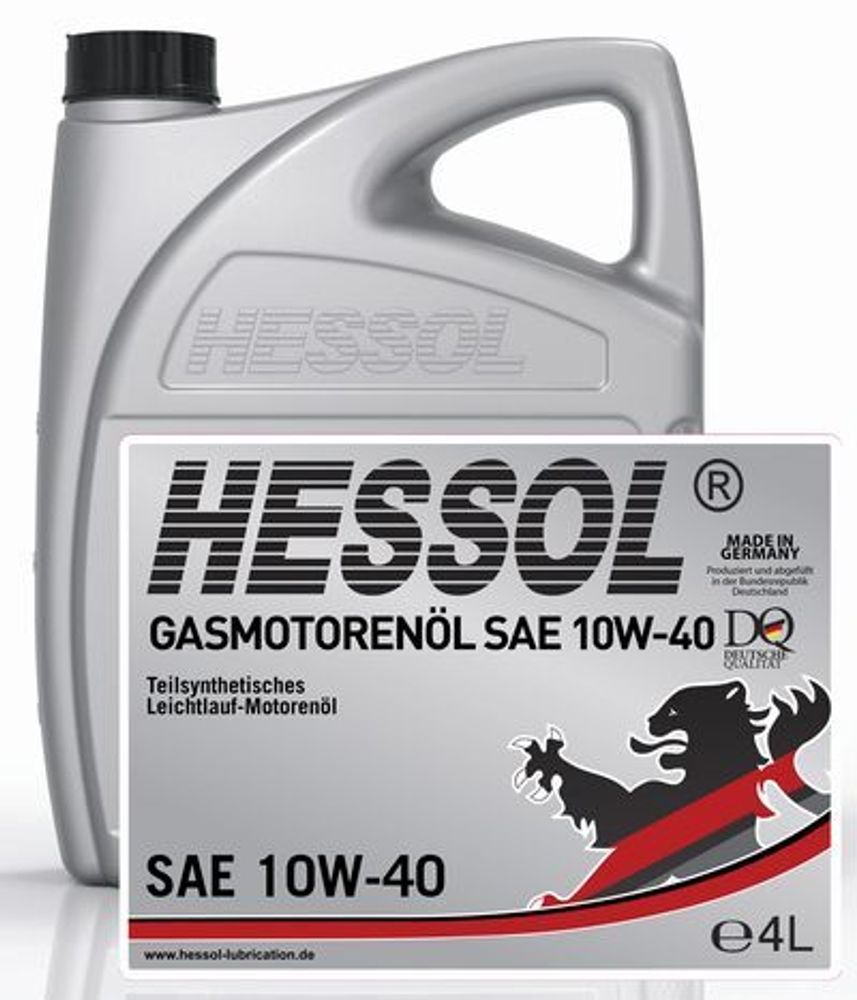 Масло мот. HESSOL Gasmotorenol 10/40 п/с 5л (Германия)