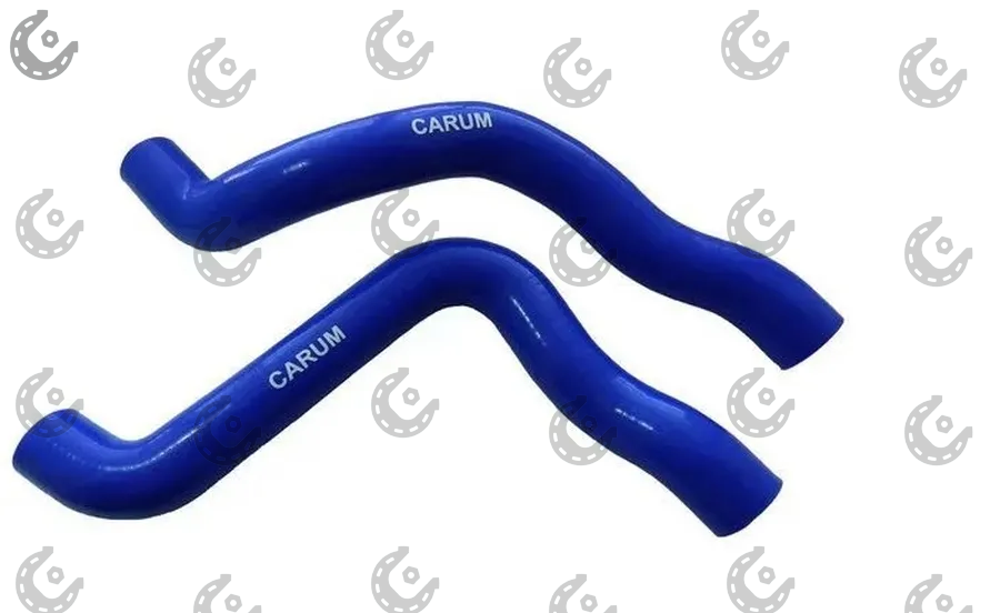 Патрубок радиатора Largus;Logan 8кл без кондиц. силикон CARUM (к-т4шт) 8200750019-002