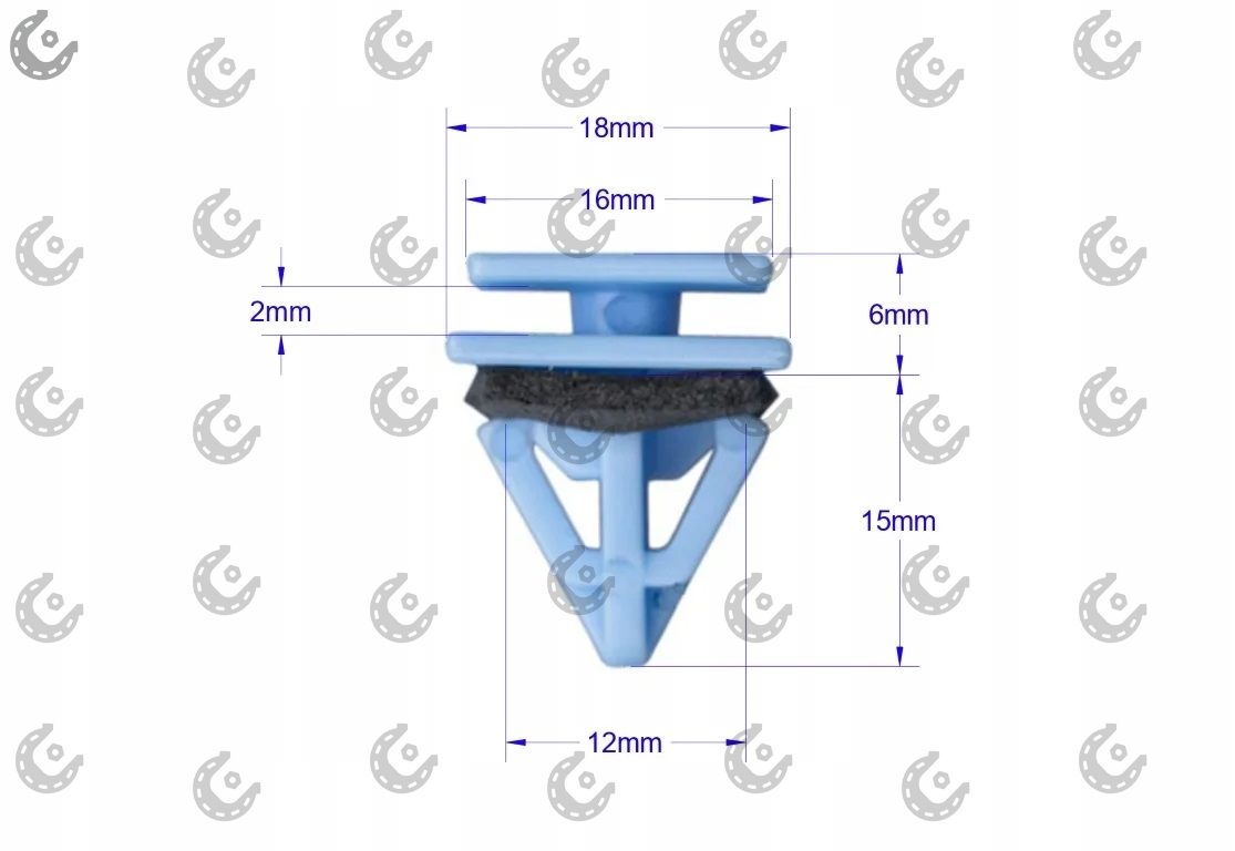 Клипса для иномарок Hyundai,Kia молдинга MOBIS 877583L000
