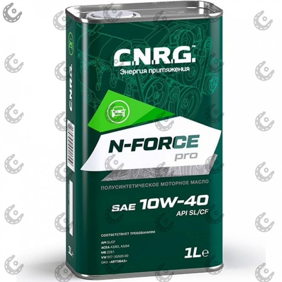 Масло мот. C.N.R.G N-FORCE System 10/40 SG/CD п/с 1л пластик (Россия)