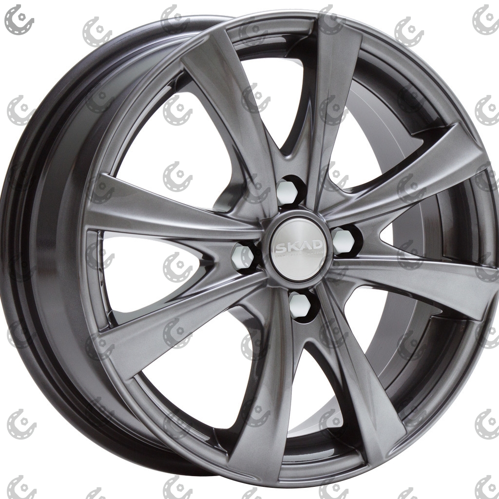 Диск колеса литой 15 (4x100) x6.0 D54.1 ET48 /HyundaiKia/ СКАД МАЛЬТА Графит