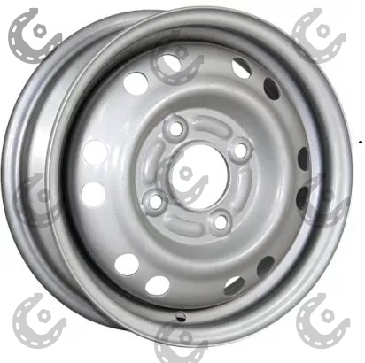 Диск колеса штамп. 13 (4х114.3) х4.5 D69.1 ET45 /Matiz/ TREBL серебро 42E45S