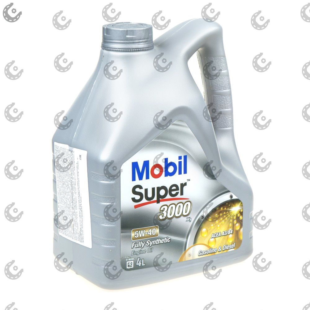 Масло мот. MOBIL Super 3000 X1 5/40 SN бензин/дизель синт 4л (150546 Турция)
