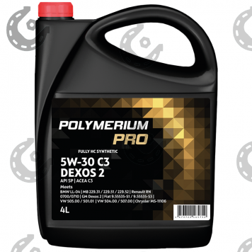 Масло мот. POLYMERIUM PRO 10/40 A3/B4 п/с 4л