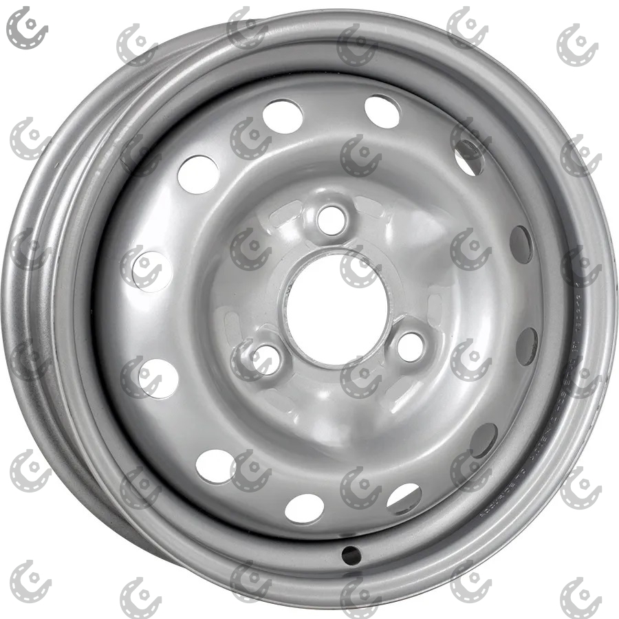 Диск колеса штамп. 12 (3x98) x4.0 D58.6 ET40 /1111 (Ока)/ MEFRO (Accuride) серебро