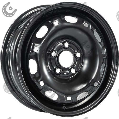 Диск колеса штамп. 14 (5x100) x5.0 D57.1 ET35 /VW PoloSkoda Rapid/ TREBL черный B 5210