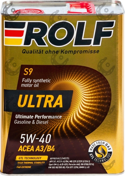Масло мот. ROLF Krafton 10/40 P5 U 4л