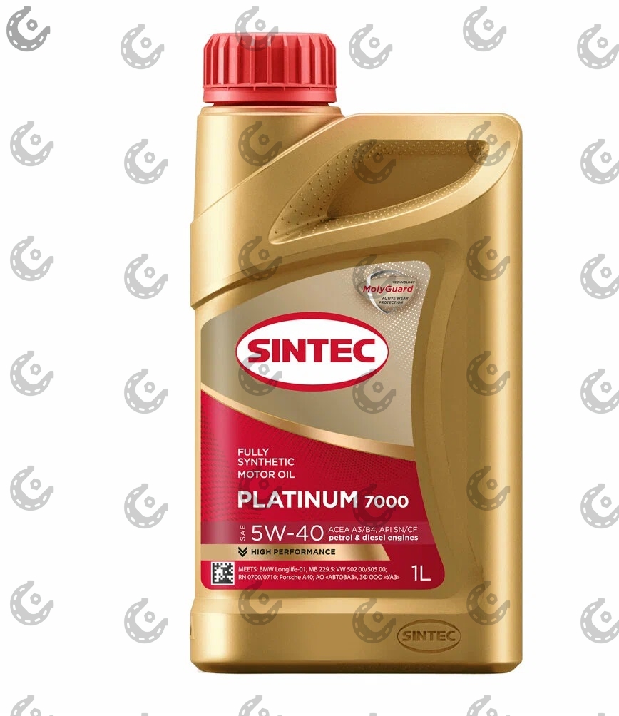 Масло мот. SINTEC Platinum 7000 5/30 SP C3 синт АКЦИЯ 5л по цене 4л