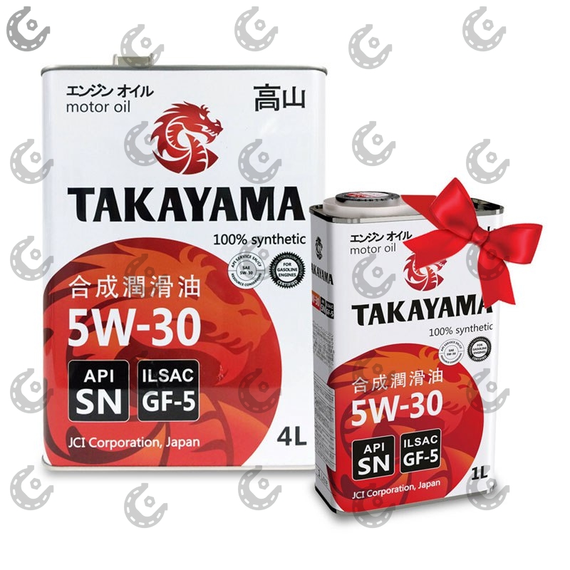 Масло мот. TAKAYAMA 5/30 SN GF-6 синт АКЦИЯ 4+1л металл