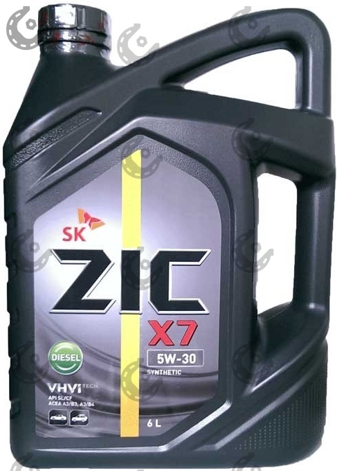 Масло мот. ZIC X7 diesel 10/40 синт 6л