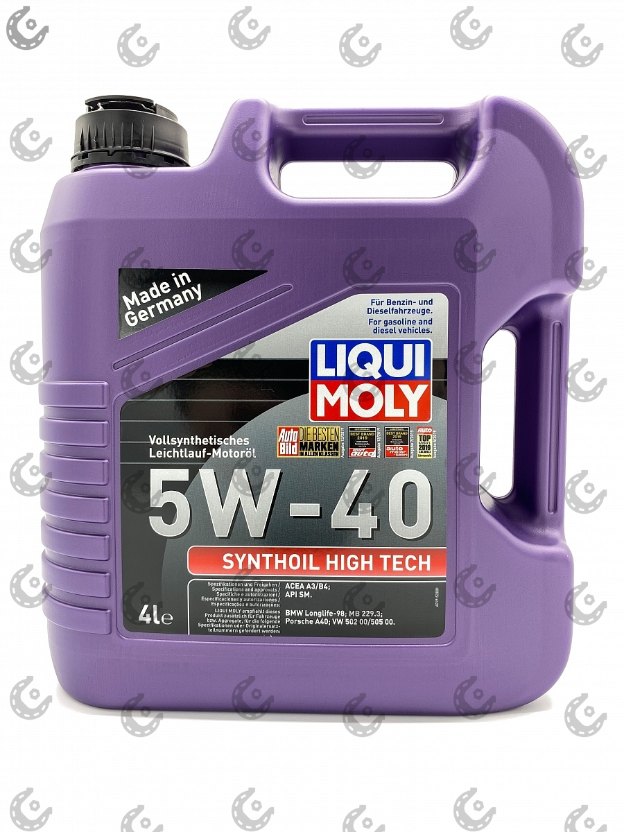Масло мот. LIQUI MOLY Synthoil HT SM/CF 5/40 синт 4л