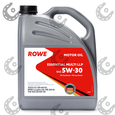 Масло мот. ROWE ESSENTIAL MULTI LLP 5/30 синт 4л (Германия)