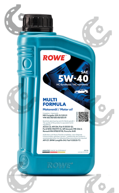 Масло мот. ROWE HIGHTEC MULTI FORMULA 5/40 синт 1л (Германия)