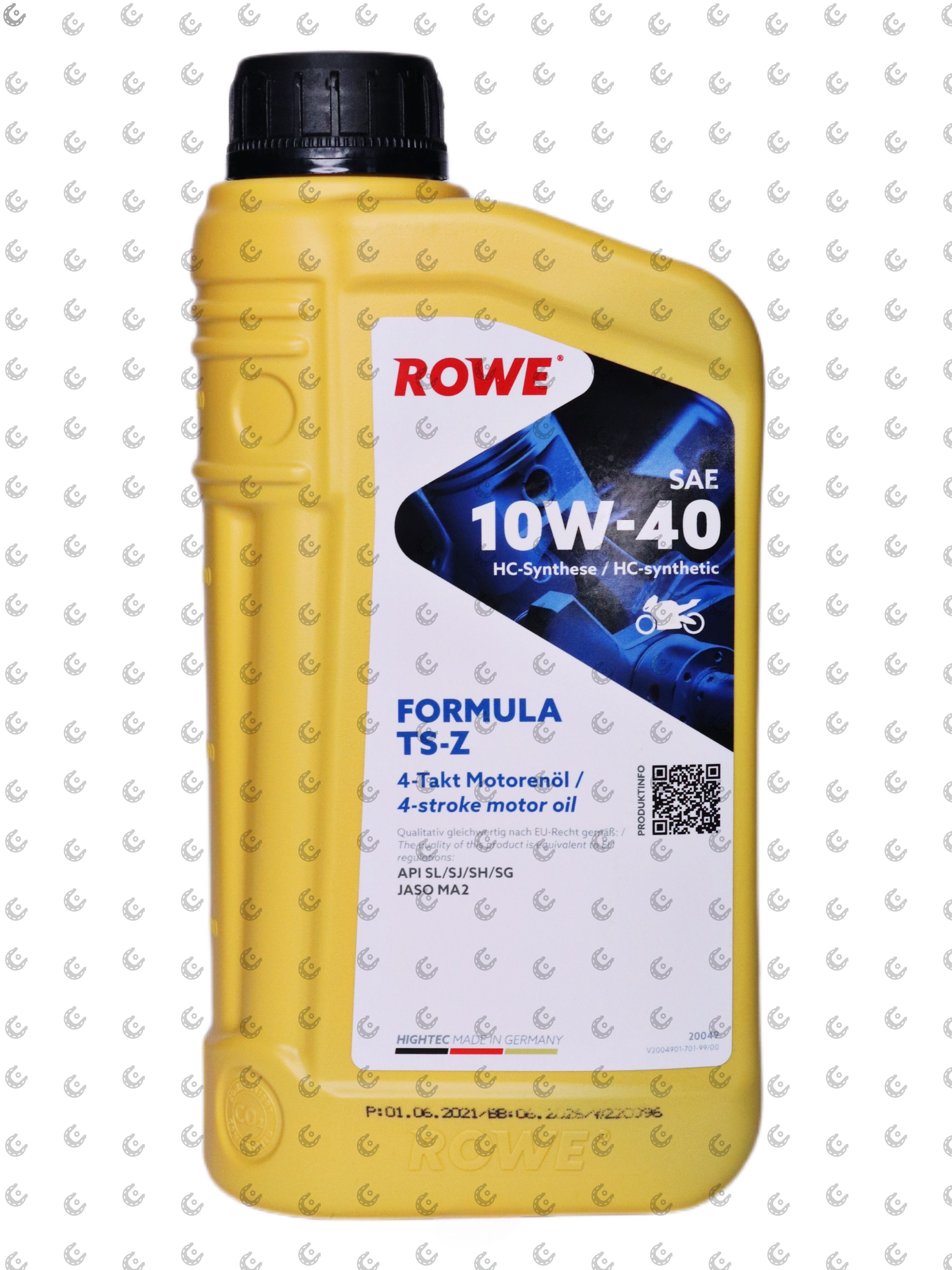 Масло мот. ROWE HIGHTEC SUPER LEICHTLAUF 10/40 HC-O синт РОЗЛИВ 1л
