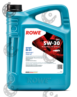 Масло мот. ROWE HIGHTEC SYNT RS D1 5/30 синт 5л (Германия)