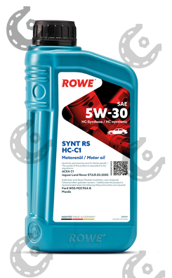 Масло мот. ROWE HIGHTEC SYNT RS HC-C1 5/30 синт 1л (Германия)