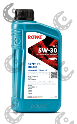 Масло мот. ROWE HIGHTEC SYNT RS HC-C2 5/30 синт 1л (Германия)
