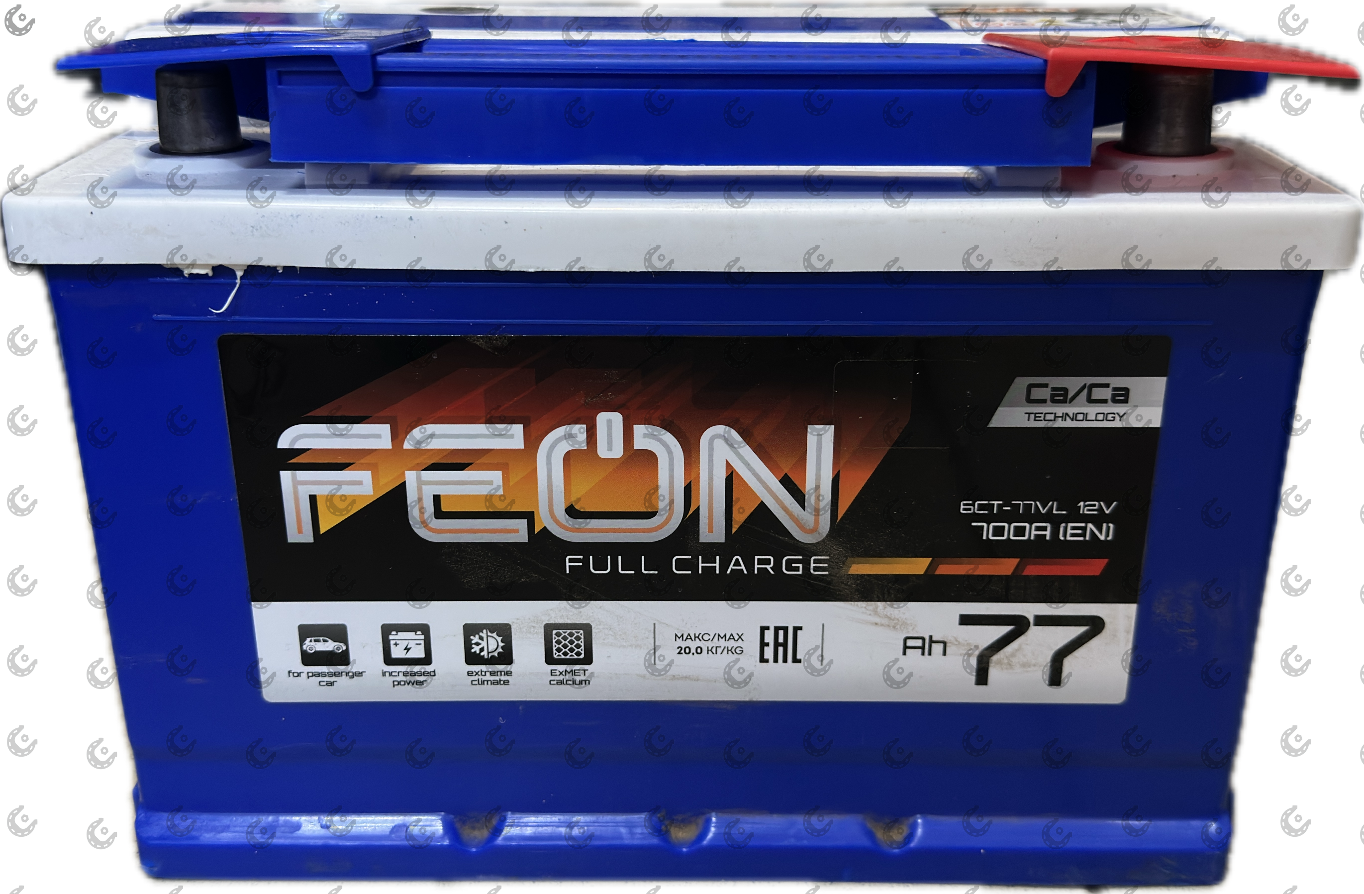 АКБ 77Ач обр. -/+ FEON NEW 700А (Казахстан) 278х175х190
