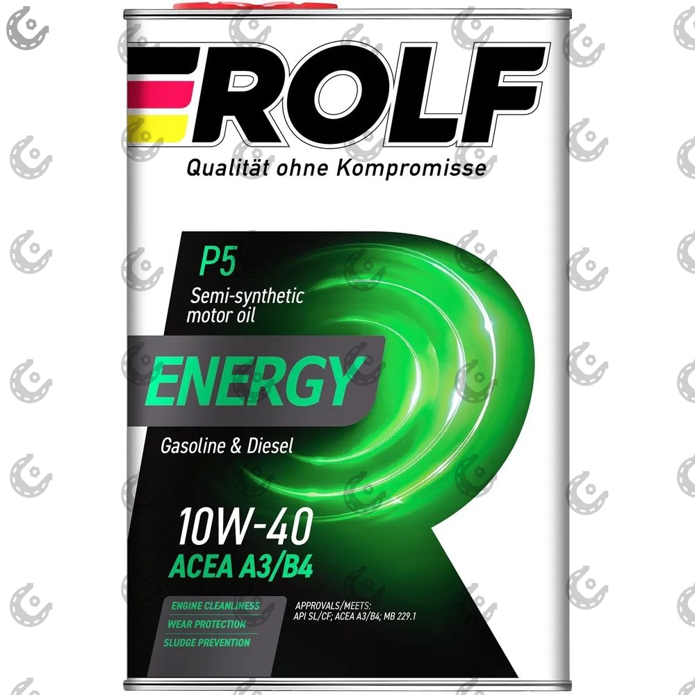 Масло мот. ROLF Energy 10/40 п/с АКЦИЯ 4+1л металл