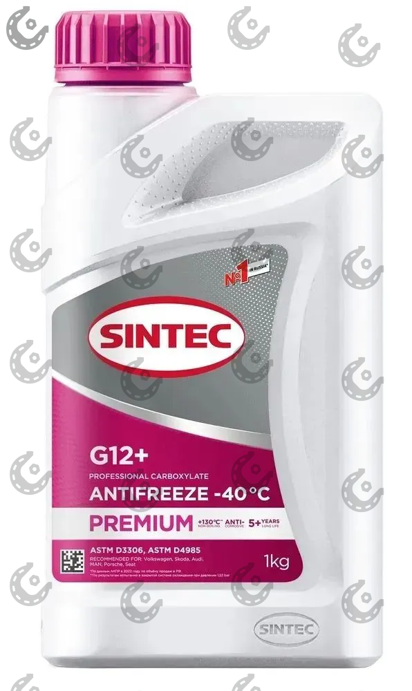 Антифриз SINTEC Premium NEW G12+ оранжевый 1л
