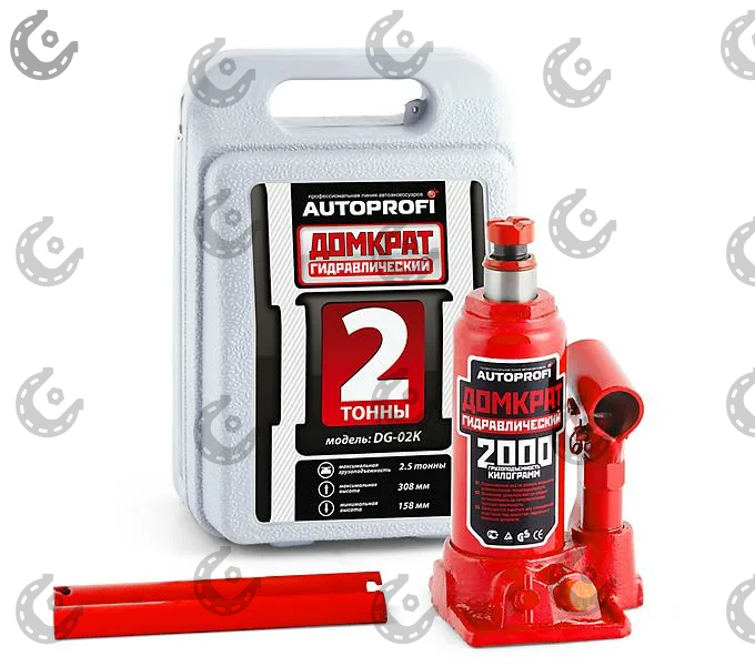 Домкрат гидр. 2т AUTOPROFI 158-308мм