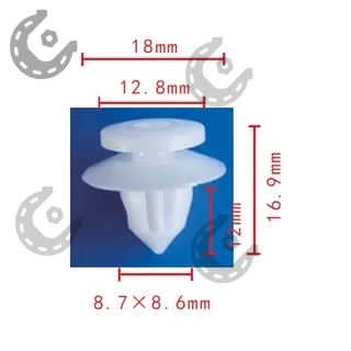 Клипса для иномарок (10382) обшивки двери,порогов Toyota