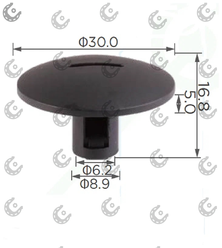 Клипса ковролина Largus (6893)