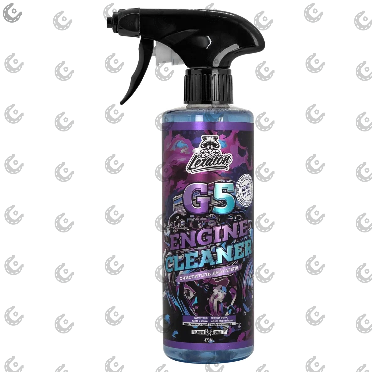 Очиститель двигателя LERATON G5 тригер 473мл