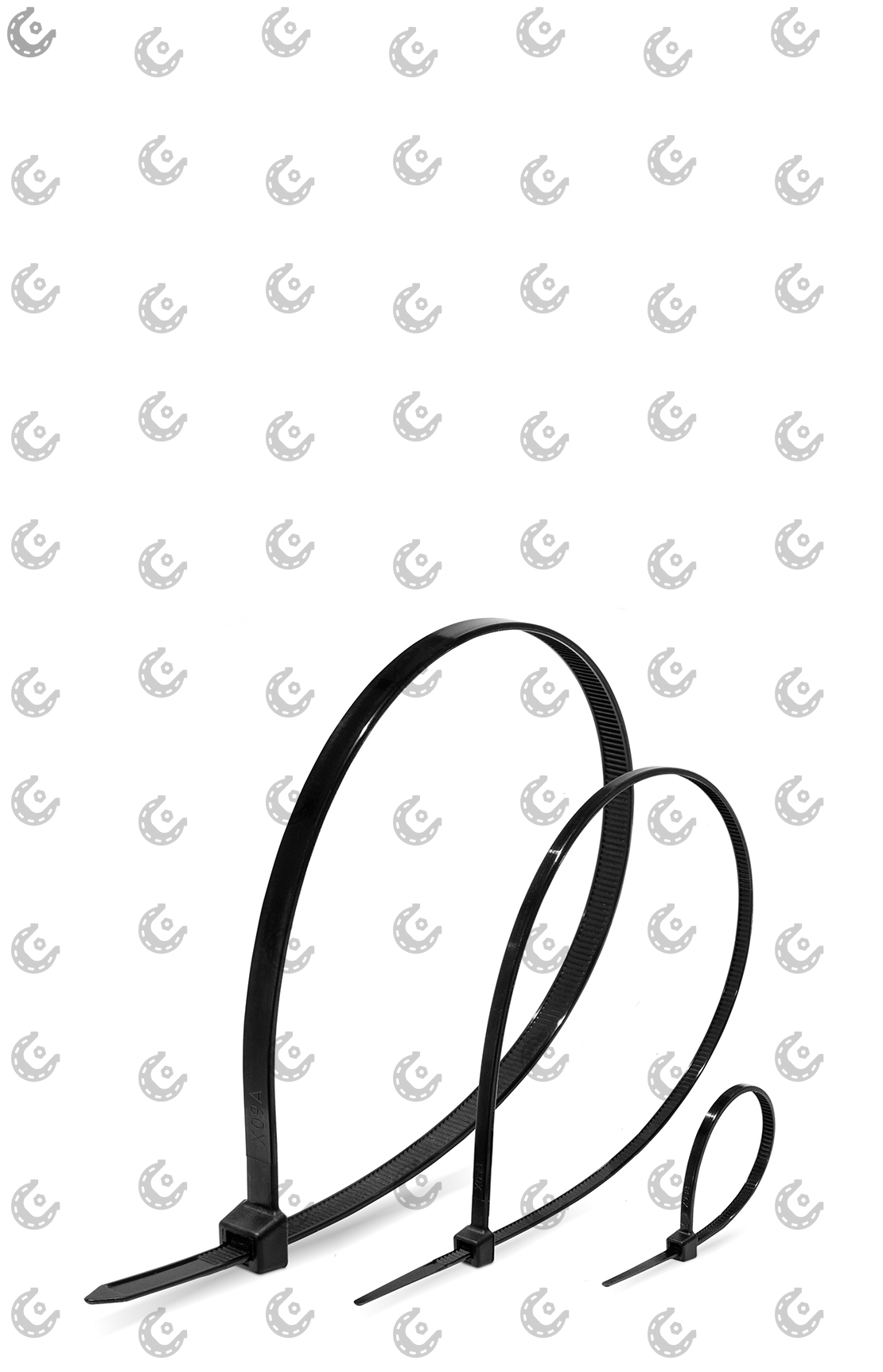 Стяжка нейлоновая 2,5*100 черная AXIOM ATNB2510