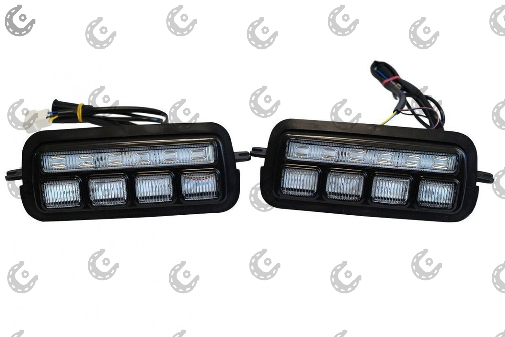 Фонарь габаритов-поворотов 21213;21214 Урбан лев.+прав. к-т2шт LED бегущ.+ДХО+прожектор